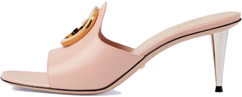 (Women) Gucci Leather High Heel Slide 'Pink Fashion' 723391-C9D00-5909 (Women) Gucci Leather High Heel Slide 'Pink Fashion' 723391-C9D00-5909