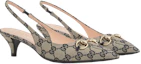 Order (Women) Gucci Leather High Heels 'Biān Buckle Embossed Milky Blue' 782627-2HK80-4041