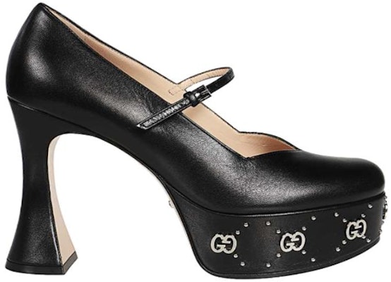 (Women) Gucci Leather High Heels 'Black Comfort Fashion' 740602-C9D00-1000 Order (Women) Gucci Leather High Heels 'Black Comfort Fashion' 740602-C9D00-1000