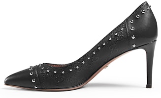 (Women) Gucci Leather High Heels 'Black Fashion' 386045-AIY40-1000 (Women) Gucci Leather High Heels 'Black Fashion' 386045-AIY40-1000