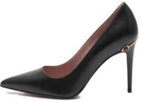 (Women) Gucci Leather High Heels 'Black Fashion' 388433-C9D00-1000 (Women) Gucci Leather High Heels 'Black Fashion' 388433-C9D00-1000
