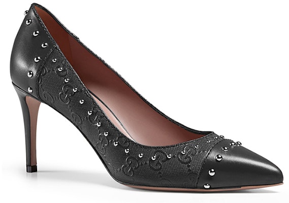 (Women) Gucci Leather High Heels 'Black Fashion' 386045-AIY40-1000 Order (Women) Gucci Leather High Heels 'Black Fashion' 386045-AIY40-1000