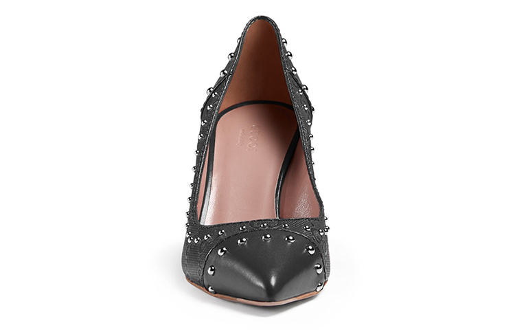 Lookbook (Women) Gucci Leather High Heels 'Black Fashion' 386045-AIY40-1000