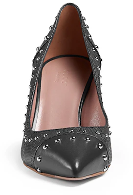 (Women) Gucci Leather High Heels 'Black Fashion' 386045-AIY40-1000 Lookbook (Women) Gucci Leather High Heels 'Black Fashion' 386045-AIY40-1000