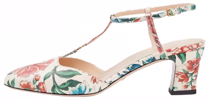 (Women) Gucci Leather High Heels 'Floral' 746393-AAB0B-8464 (Women) Gucci Leather High Heels 'Floral' 746393-AAB0B-8464