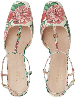 (W) Gucci Sepatu Hak Tinggi Kulit 'Floral' 746393-AAB0B-8464 Order (W) Gucci Sepatu Hak Tinggi Kulit 'Floral' 746393-AAB0B-8464