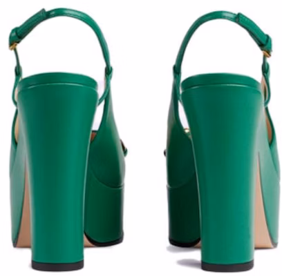 (Women) Gucci Leather High Heels 'Green Buckle Fashion' 723837-BKO00-3727 Shop (Women) Gucci Leather High Heels 'Green Buckle Fashion' 723837-BKO00-3727