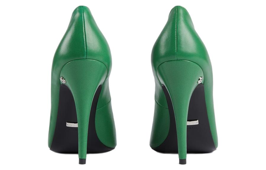Lookbook (W) 古驰绿高跟鞋皮鞋 738682-C9D00-3219