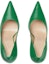 Shop GUCCI古馳 皮革 時尚百搭 細跟 高跟鞋 10.5cm 女款 綠色