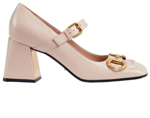 (Women) Gucci Leather High Heels 'Pale Pink Horsebit' 694855-C9D00-6705 Order (Women) Gucci Leather High Heels 'Pale Pink Horsebit' 694855-C9D00-6705