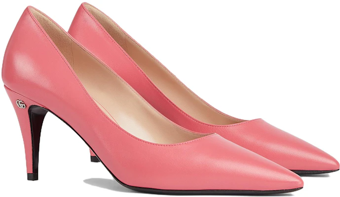 (W) Tacones Altos de Cuero Gucci 'Doble G Rosa' 738683-C9D00-6627 Order (W) Tacones Altos de Cuero Gucci 'Doble G Rosa' 738683-C9D00-6627