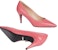(W) Gucci Tumit Tinggi Kulit Wanita 'Pink Double G' 738683-C9D00-6627