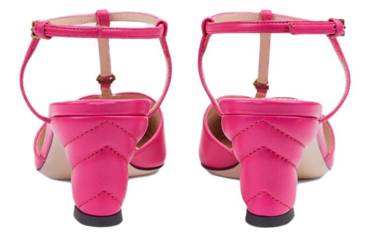 Shop (W) Gucci Sepatu Hak Tinggi Kulit 'Pink Fashion' 746383-AAB68-6444