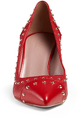 (Women) Gucci Leather High Heels 'Red Fashion' 386045-AIY40-6523 Lookbook (Women) Gucci Leather High Heels 'Red Fashion' 386045-AIY40-6523