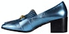 (W) Gucci Kasut Tumit Tinggi Kulit 'Sky Blue' 443406-B8B00-4801