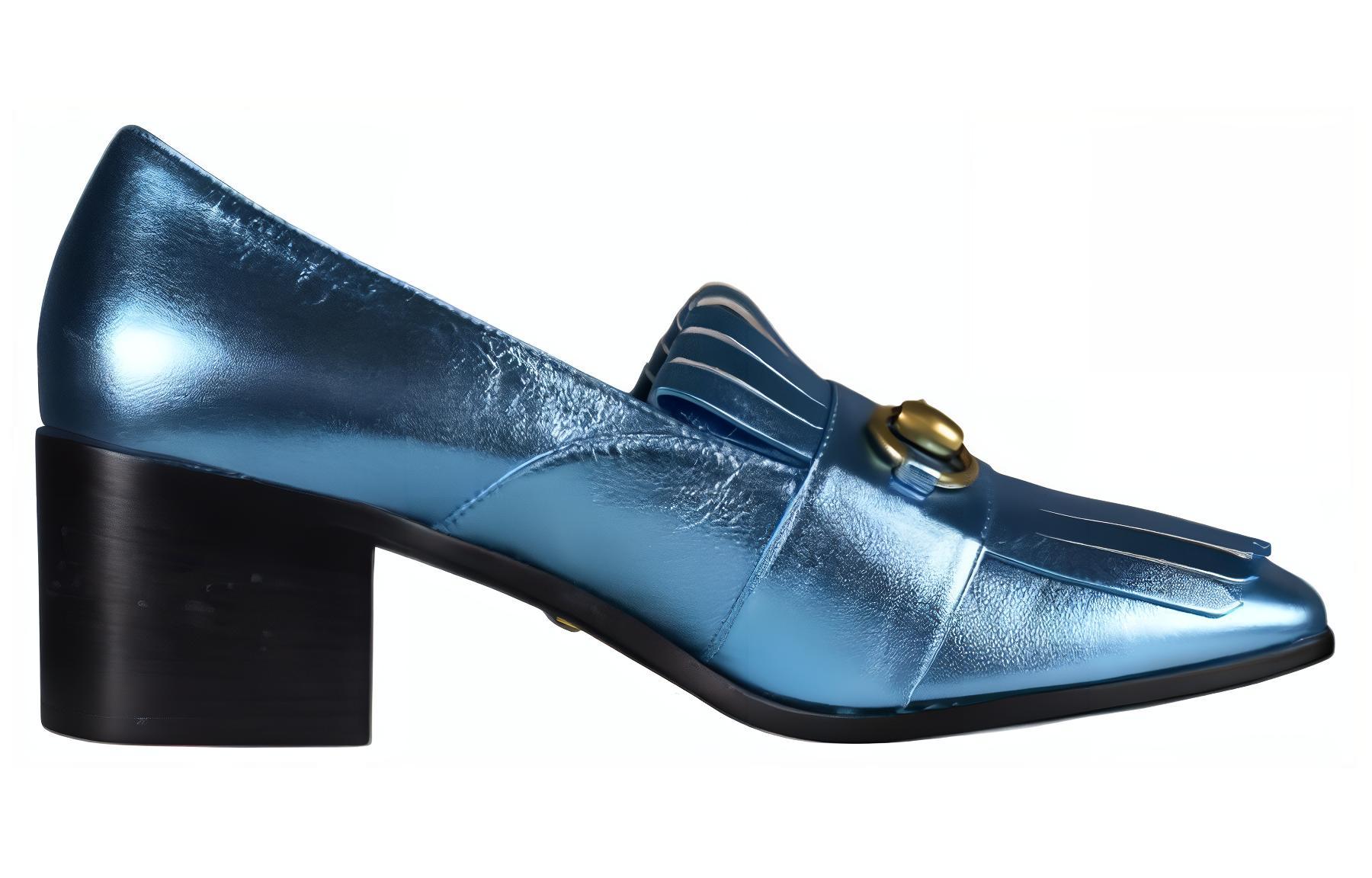 Order (W) 구찌 스카이블루 가죽 하이힐 443406-B8B00-4801