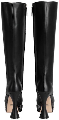 (W) Gucci Sepatu Boot Tinggi Kulit 'Nyaman Modis Hitam' 750519-BKO00-1000 Purchase (W) Gucci Sepatu Boot Tinggi Kulit 'Nyaman Modis Hitam' 750519-BKO00-1000