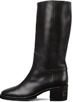 (Women) Gucci Leather High Top Boots 'Comfort Chunky Heel - Black' 758290-AACGW-1000 (Women) Gucci Leather High Top Boots 'Comfort Chunky Heel - Black' 758290-AACGW-1000