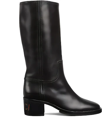 (W) Gucci Leren High Top Laarzen ''Comfort Chunky Hak - Zwart'' 758290-AACGW-1000 Order (W) Gucci Leren High Top Laarzen ''Comfort Chunky Hak - Zwart'' 758290-AACGW-1000