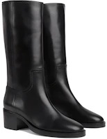 Lookbook (Women) Gucci Leather High Top Boots 'Comfort Chunky Heel - Black' 758290-AACGW-1000