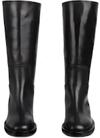 Shop (Women) Gucci Leather High Top Boots 'Comfort Chunky Heel - Black' 758290-AACGW-1000