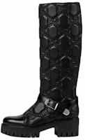 (Women) Gucci Leather High-Top Slip-On Boots 'Black' 718387-DS8U0-1000 (Women) Gucci Leather High-Top Slip-On Boots 'Black' 718387-DS8U0-1000
