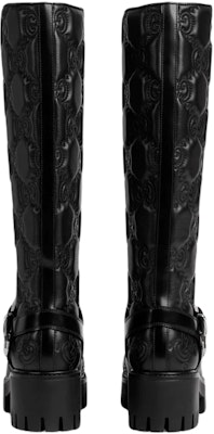 (Women) Gucci Leather High-Top Slip-On Boots 'Black' 718387-DS8U0-1000 Purchase (Women) Gucci Leather High-Top Slip-On Boots 'Black' 718387-DS8U0-1000
