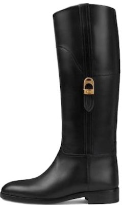 (W) Gucci Sepatu Tinggi Kulit Hitam Nyaman Kasual 758279-A3N00-1000 Buy (W) Gucci Sepatu Tinggi Kulit Hitam Nyaman Kasual 758279-A3N00-1000