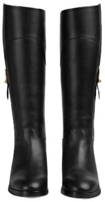 (W) Gucci Sepatu Tinggi Kulit Hitam Nyaman Kasual 758279-A3N00-1000 Lookbook (W) Gucci Sepatu Tinggi Kulit Hitam Nyaman Kasual 758279-A3N00-1000