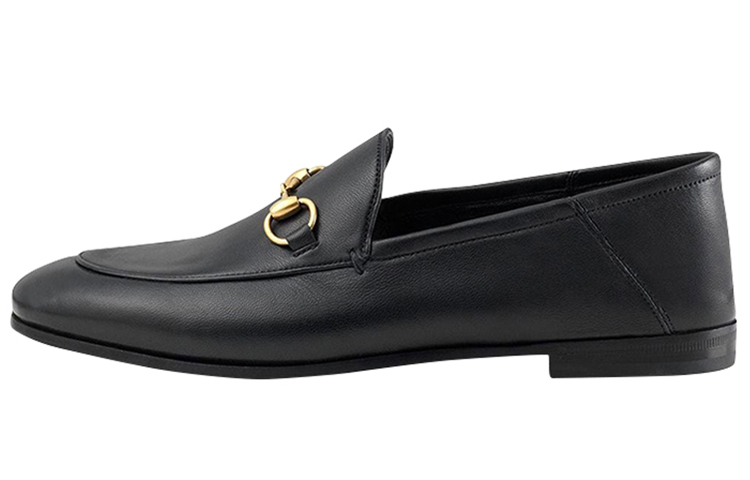 (Women) Gucci Leather Horsebit Loafer 'Black' 414998-DLC00-1000