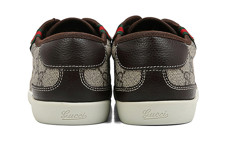 Shop (Women) Gucci Leather Lace-Up 'Fashion Brown' 204283-KGDP0-9768