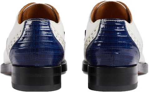 (W) Sepatu Kulit Tali Gucci Putih Biru 750567-AACD2-4254 Shop (W) Sepatu Kulit Tali Gucci Putih Biru 750567-AACD2-4254