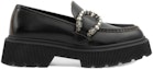 Order (W) Gucci Kasut Loafer Kulit 'Hitam' 627289-DS800-1000