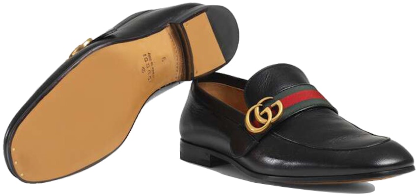 (W) グッチ ダブルG ウェブロファー (ブラック) 428609-D3VN0-1060 Purchase (W) グッチ ダブルG ウェブロファー (ブラック) 428609-D3VN0-1060