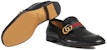 (W) Gucci Loafer Kulit 'Hitam Double G Web' 428609-D3VN0-1060