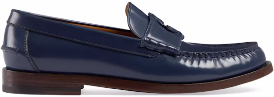 Order (W) Gucci Leren Loafer ''Blauw'' 738676-17X00-4157