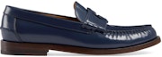 Order (W) Loafer Kulit Gucci 'Biru' 738676-17X00-4157