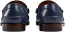 Purchase (W) 古驰蓝色皮革乐福鞋 738676-17X00-4157