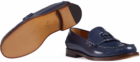 Details for (W) Gucci Leren Loafer ''Blauw'' 738676-17X00-4157