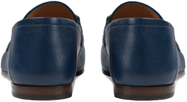 Purchase (W) Gucci Lederloafer ''Blau Horsebit mit Rot-Grünem Web'' 581513-DLCC0-4268