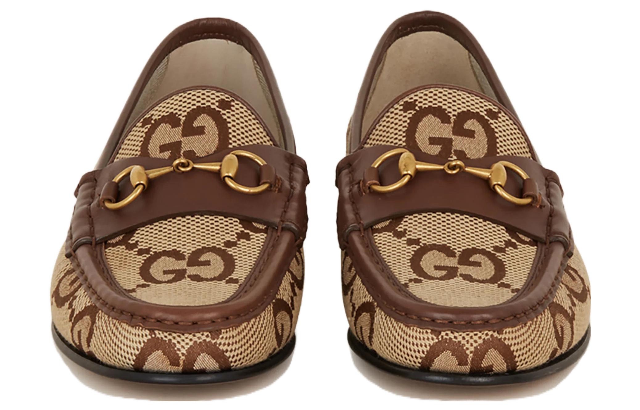 Lookbook (W) Gucci 1953 Loafer dengan Horsebit 'Camel Ebony' 727581-FABB5-2559