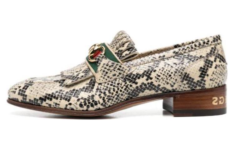 Buy (W) グッチ レザーローファー（ライトブラウン） 700182-19Y80-9763