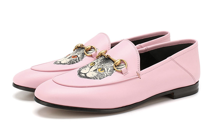 Lookbook (W) Gucci Lederloafer ''Rosa Katzenmuster'' 580080-1GP00-5828