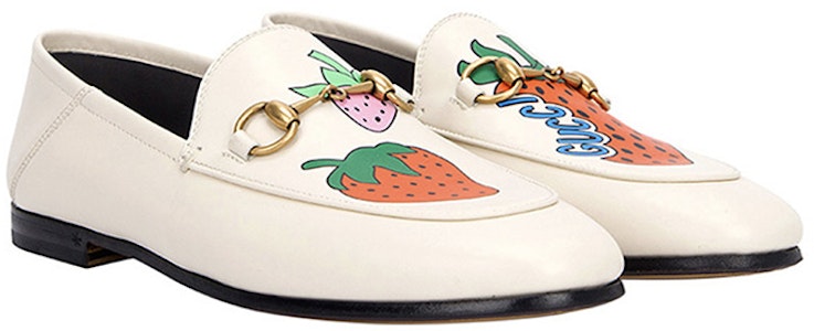 (W) グッチ レザーローファー「ストロベリープリント」 580081-1GN00-9531 Lookbook (W) グッチ レザーローファー「ストロベリープリント」 580081-1GN00-9531