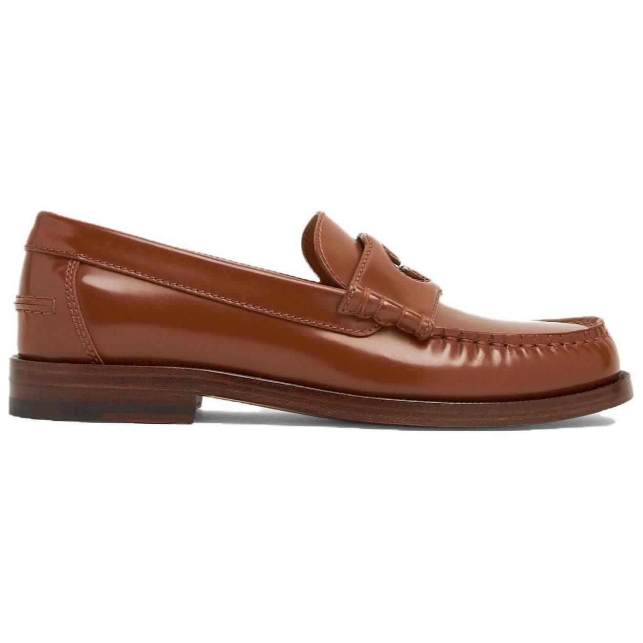 Order (W) 古驰棕色低帮皮革乐福鞋 73867617X002535