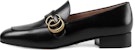 (W) Gucci Kasut Kulit Loafer dengan Double G 'Hitam' 602496-C9D00-1000