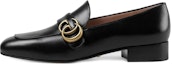 Buy (W) Gucci Kasut Kulit Loafer dengan Double G 'Hitam' 602496-C9D00-1000