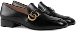 Order (W) Gucci Kasut Kulit Loafer dengan Double G 'Hitam' 602496-C9D00-1000