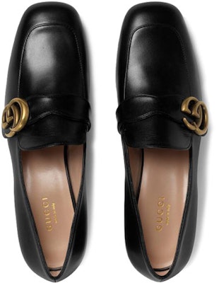 (W) Mocasines de Cuero Gucci con Doble G 'Negro' 602496-C9D00-1000 Lookbook (W) Mocasines de Cuero Gucci con Doble G 'Negro' 602496-C9D00-1000