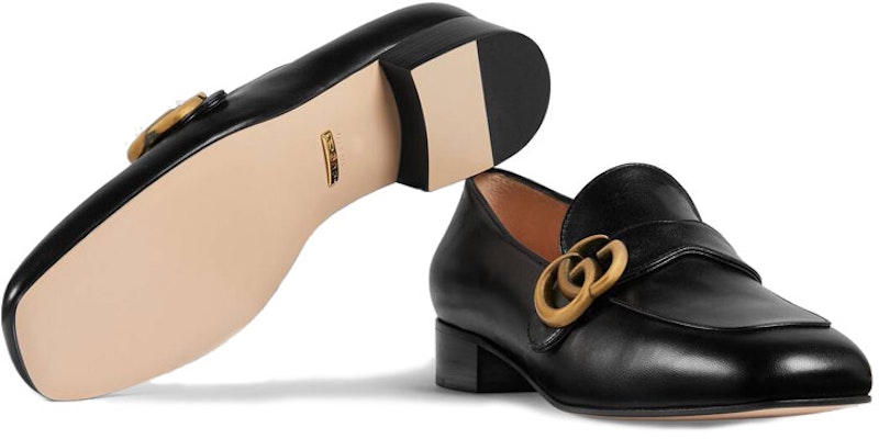 (W) Mocasines de Cuero Gucci con Doble G 'Negro' 602496-C9D00-1000 Purchase (W) Mocasines de Cuero Gucci con Doble G 'Negro' 602496-C9D00-1000